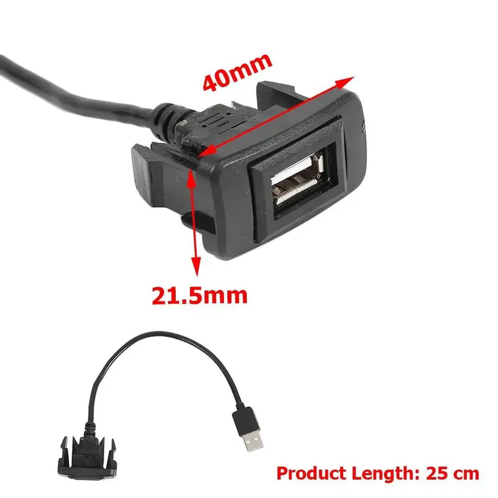 Car Dash Flush Mount for Toyota Current Outlet USB Dashboard Flush ...