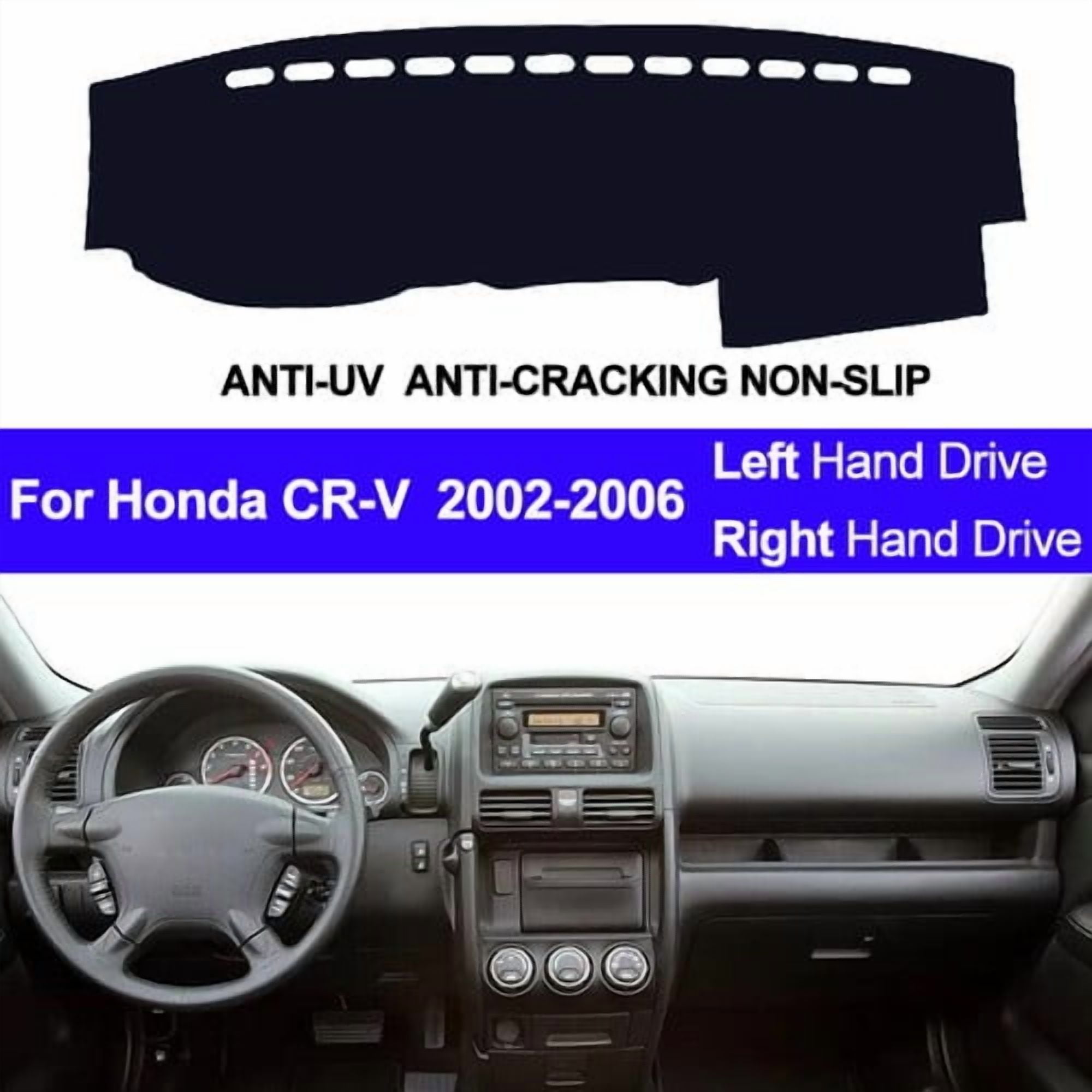 Car Dash Mat Dashboard Cover DashMat Carpet For Honda CR-V CRV 2002 - 2005 2006