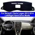 thumbnail image 1 of Leather Car Dash Mat Dashboard Protects Cover Dashmat For Renault / Dacia Logan 2013 2014 Black, 1 of 8