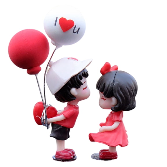 Car Dashboard Adorable Lover Embraces Miniature Statue Romantics Resin Couple Miniature for Vehicle Flairs