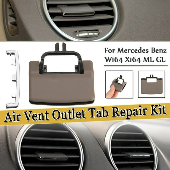 Car Dashboard Air Conditioner Outlet Pick AC Vent Grille Tab Clip Repair Accessories Kit For Mercedes-Benz W164 X164 ML GL