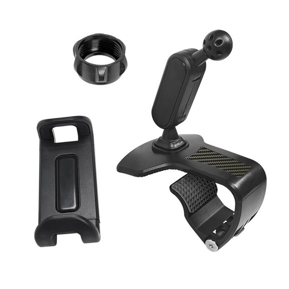 Car Dashboard Bracket 360 Degree Adjustable Center Console Phone Dock Easy 1 Hand Handling for Vehicle