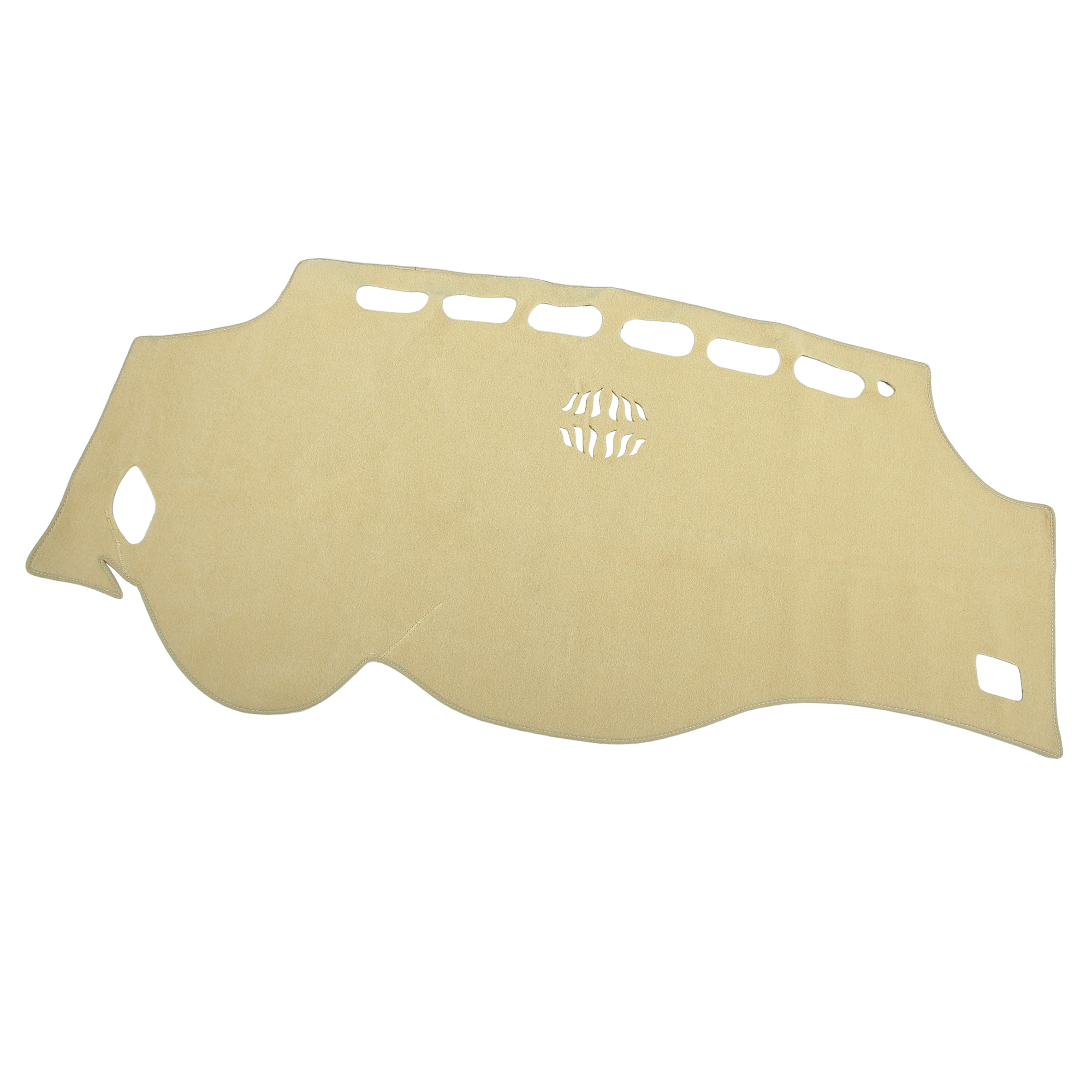 Car Dashboard Cover Beige Polyester Nonslip Mat Protector Carpet Sun