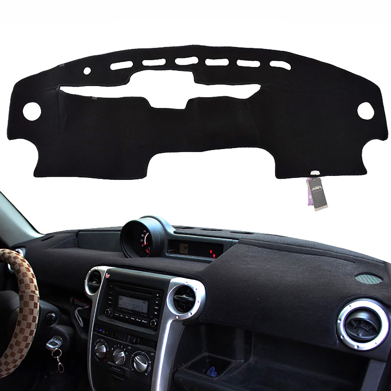 XUKEY Dashboard Cover For Scion xB 2004 - 2006 Black Dash Mat Pad