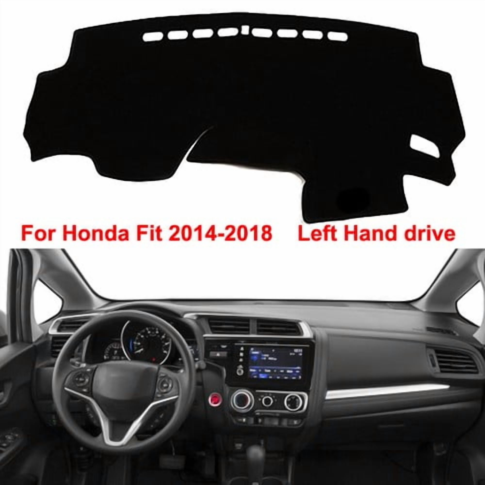 Car Dashboard Cover Mat Dash Covers Fit for Honda Fit 2014 2015 2016 2017 2018