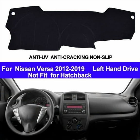 Car Dashboard Dash Mat Dash Cover for Nissan Versa 2012-2015 2016 2017 2018 2019
