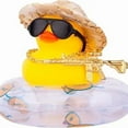thumbnail image 1 of Car Dashboard Decorations Rubber Duck Car Ornaments With Cool Accessories Mini S, 1 of 6