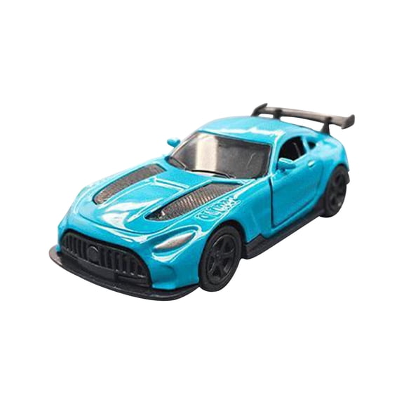 Car Dashboard Dynamic Swinging Car Decoration Mini Racing Car Model Shake Toy for Car Interior Dashboard Display 3x1Inch Dark Blue