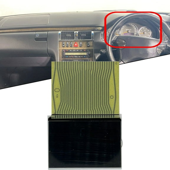 Car Dashboard Middle LCD Display Screen For Benz 98-02 Speedometer Repair Screen