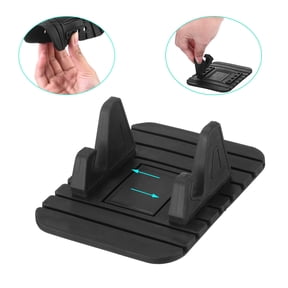 Car Dashboard Mount Holder 4"-7'' Anti-Slip Silicone Pad Phone Holder Universal