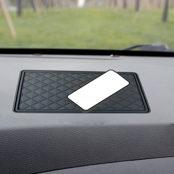 Car Dashboard Non Slip Mat, 7x5.5in Anti-Slide Sticky Automotive Gripping Mat for Phone Sunglasses Electronic Devices
