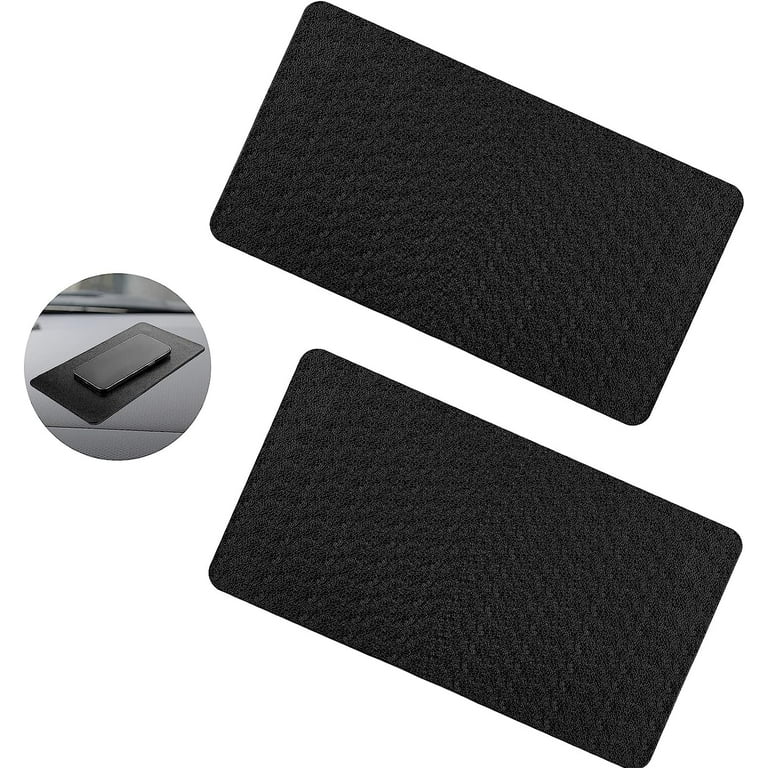Car Dashboard Non Slip Mats, 2PCS Extra Large Size Self Adhesive Car  Dashboard Pad Anti Slip Pad for Car Dashboard Universal Anti Slip Car Dash  Sticky Mat 10.6 x 5.9(Leather Grain) 