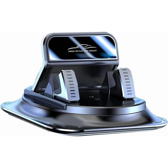 Car Dashboard Phone Holder 360° Rotatable,Portable Anti-Slip Car Phone Holder Horizontal & Vertical Place,Strong Self-Adhesive Dashboard Cell Phones Holders Cars Accessories