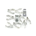 thumbnail image 1 of Car Dashboard Retainer Console Instrument Panel Trim Metal Clips 15.5 x 10mm 10pcs, 1 of 3