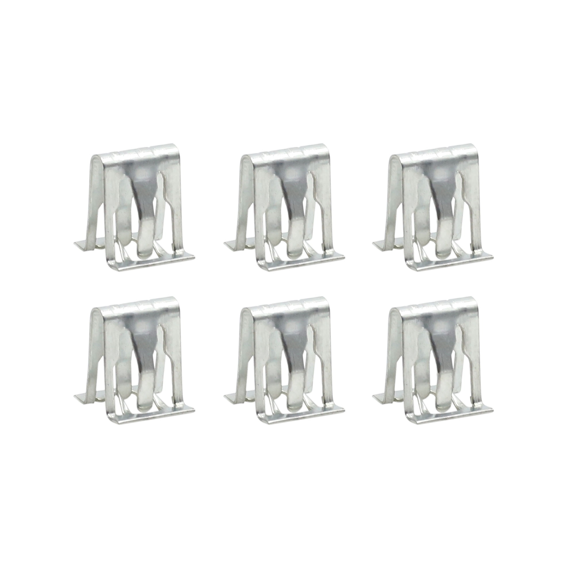 Car Dashboard Retainer Silver Tone Instrument Panel Metal Clips 13.5 x ...