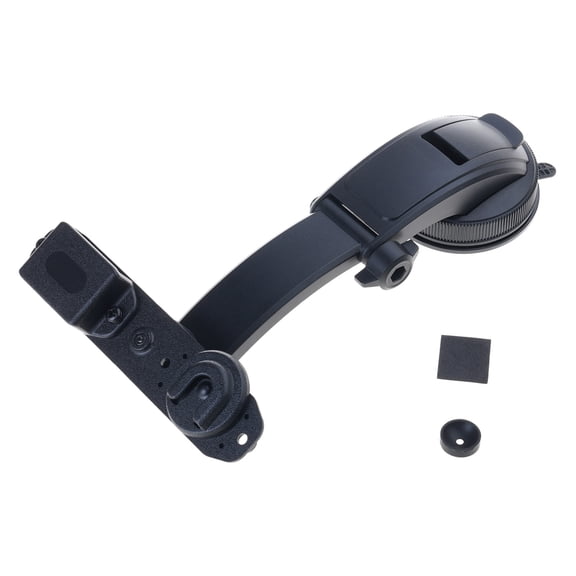 Car Dashboard Transceiver Mount Adjustable Hand Microphone Stand with Strong Suction Cup for Vehicle Communication