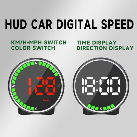 Car Dashboard Usage Car Speedometer Led Speedometer With Compass Led Speedometer Easy Installation Speeding Display Feature