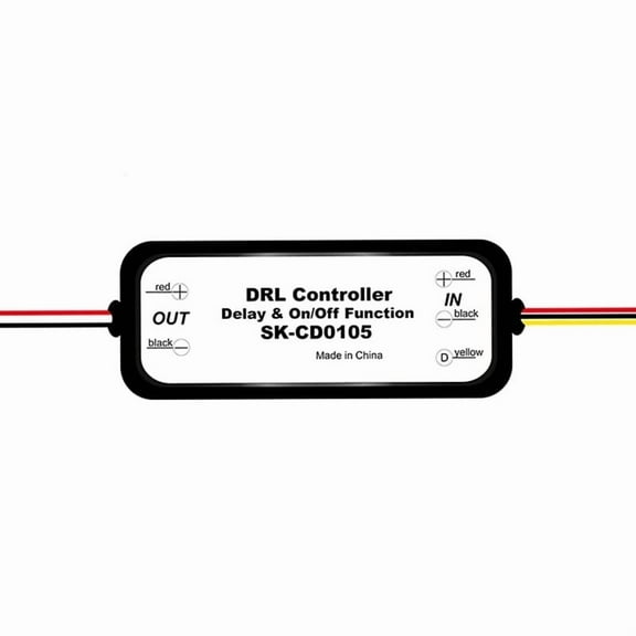 Car Daytime Running Lights Controller Module DRL Automatic Switch On/Off Relay