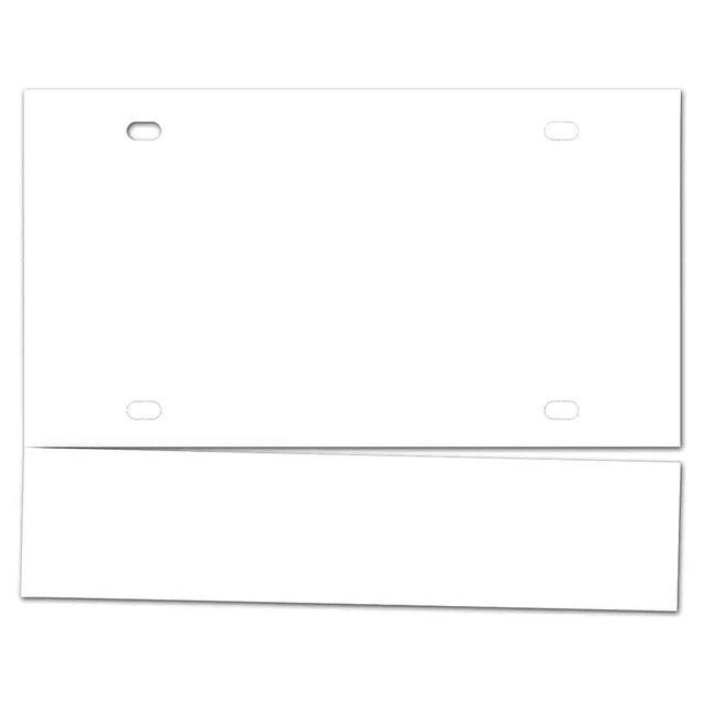 Car Dealer Printable Tear Resistant Temporary License Plates (100 per