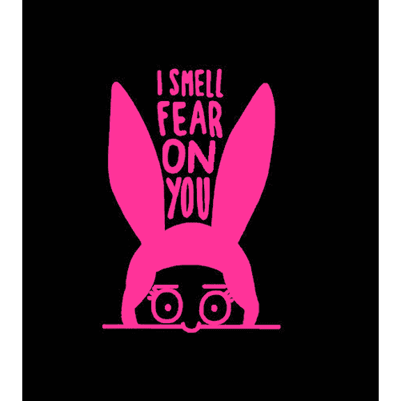 Car Decal Louise Belcher Bunny Ears Bobs Burgers 6 Inch Pink Professional Sticker for Truck, Car, Tumbler, Cup, Laptop, Decor, Locker, Table, Window Movie Show Funny,pink