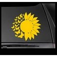 thumbnail image 1 of Car Decal Sunflower Butterfly 6 Inch Yellow Professional Sticker for Truck, Car, Tumbler, Cup, Laptop, Decor, Locker, Table, Window, 1 of 4