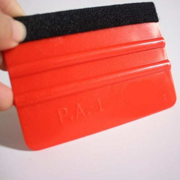 Car Decal Vinyl Wrapping Squeegee Felt Edge Scraper Tool for Automotive Installation Building Industry Red Yellow Blue Red