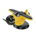 thumbnail image 1 of Car Decor, Solar Powered Car Ornament, Airplane Shaped Dashboard Decoration, Rotating Propellers, Easy Installation, Interactive Gift for Car Enthusiasts, 1 of 4