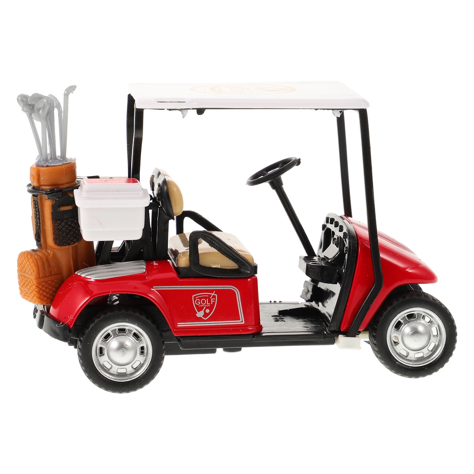 Car Decor Toys Golf Cart Cake Topper Pullback Vehicle Mini Birthday