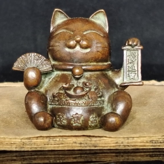 Car Decoration Statue Series Chinese Antique Cats of Fortune