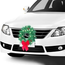 Car Decorations Christmas Garland with Lights for Truck SUV Holiday Decoration