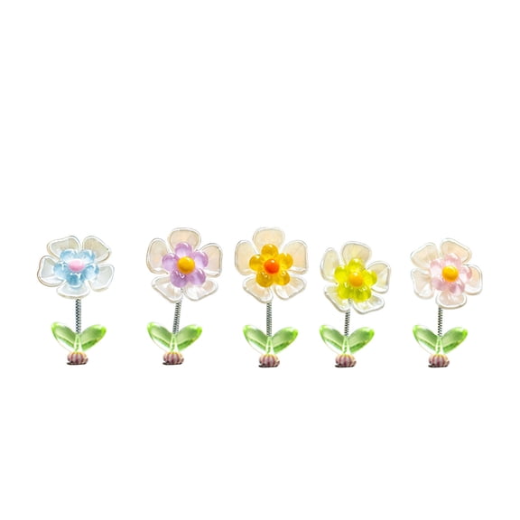 Car Decorations Interior Bobble Head Dashboard Ornament with Vibrant Colors, 5.5x5.5 cm Cute Side Table for Center Console