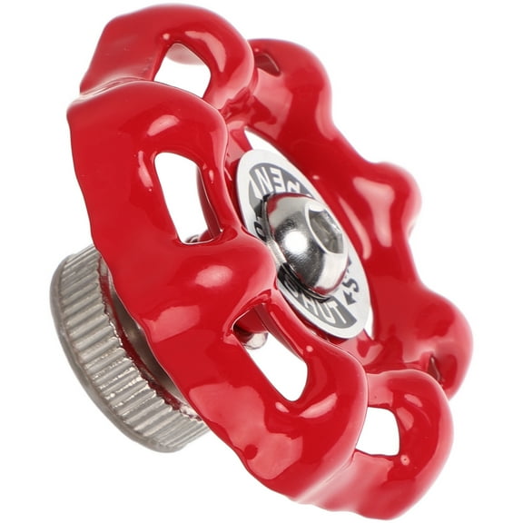 Car Decorative Stickers Knob Volume Gear Interior Accessories Red