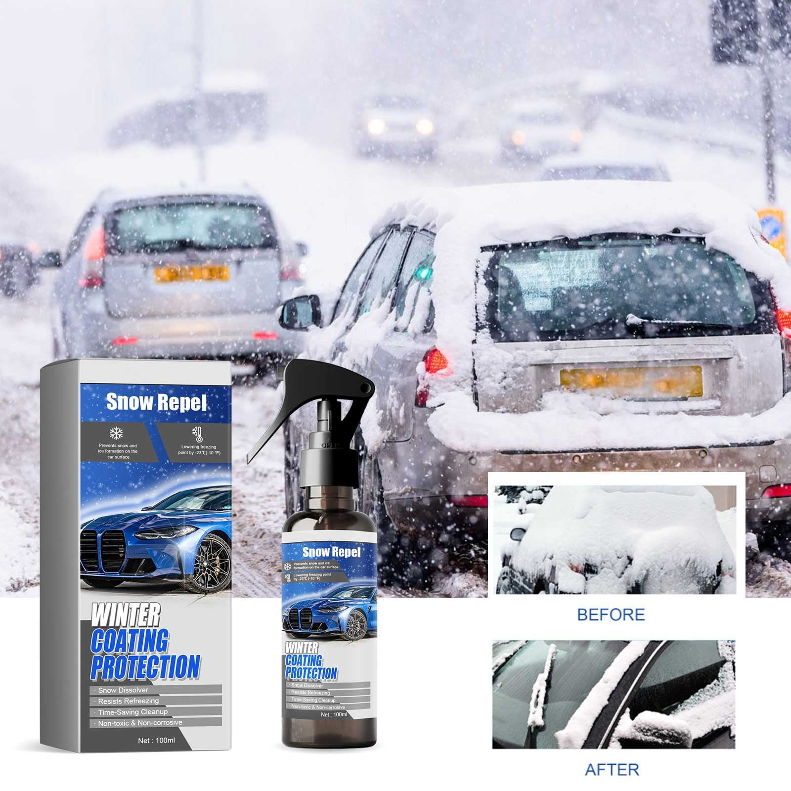 Car Defrost Spray Is Effective Way To Resist Violent Deicing And Your