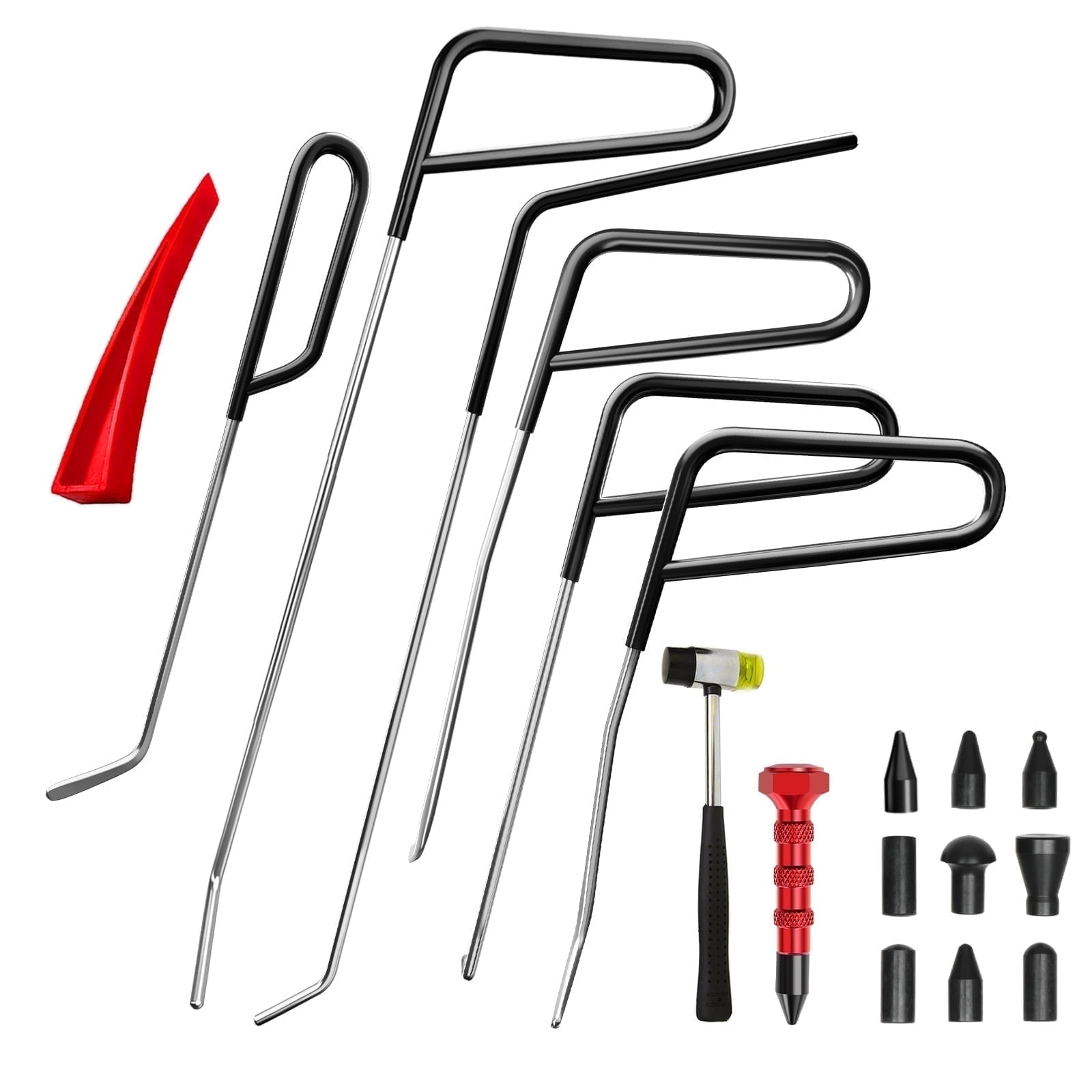 Car Dent Repair Rods Kit, Paintless Rods Dent Removal Rods Tools Set ...