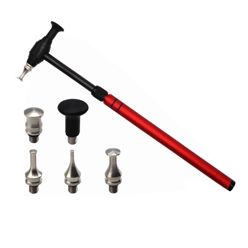 NUEAYMS Carbon Fiber Dent Repair Hammer - Multi-Head Auto Body Tool For Car Dents, 12 Inch - View #6