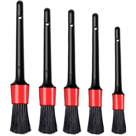 Car Detailing Brush Auto Cleaning Brushes Universal Wheel Dashboard Air Outlet Auto Detail Clean Tools Car Wash Accessories 5pcs