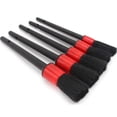 thumbnail image 2 of Braun Automotive Red Crimped Nylon Detailing Brush (AC9RBK) - Stiff Bristle Cleaning Tool 2 of 5