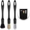 thumbnail image 1 of Car Detailing Brush Kit, Auto Boar Hair Detail Brush Set Automotive Interior Exterior No Scratch Microfiber Detailing Brushes for Cleaning Air Vents, Engine Bays, Dashboard, Seats & Wheels, 1 of 5