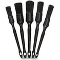 thumbnail image 1 of Car Detailing Brush Set, 5 Pack Auto Black Detail Brushes, Comfortable Grip and Scratch-Free Cleaning Brush for Car Interior or Exterior, Wheels, Tires, Engine Bay, Leather Seats, Door Panels, Emblems, 1 of 5