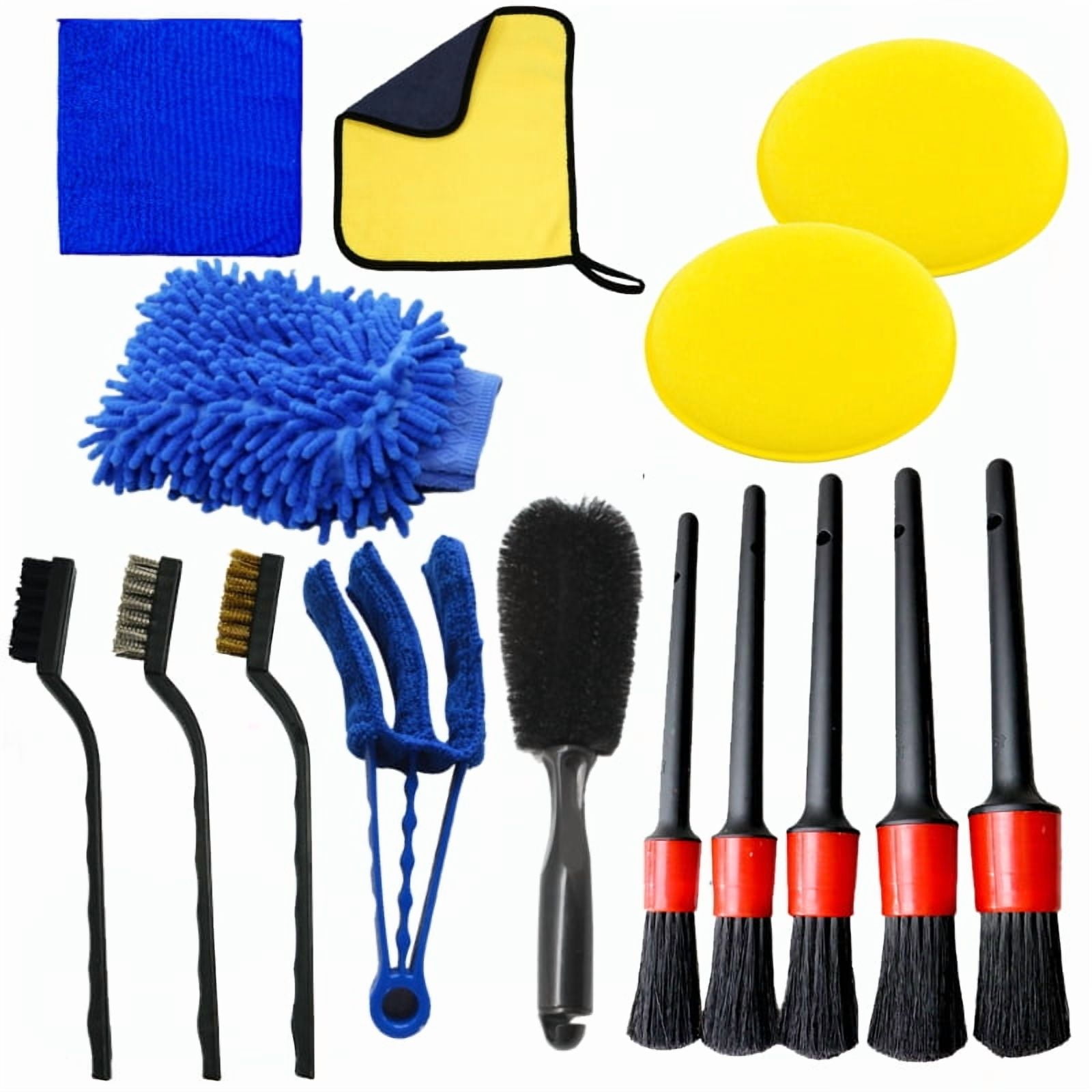 Car Detailing Brush Set The Ultimate Auto Cleaning Kit for Vents Gaps