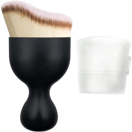 Car Detailing Brush, Soft Bristles Detailing Brush Dusting Tool w/Dust Box, for Cleaning Car Seat, Wheels, Engine Bay, Air Vents, Panels, Emblems, Steering Wheels, Beige