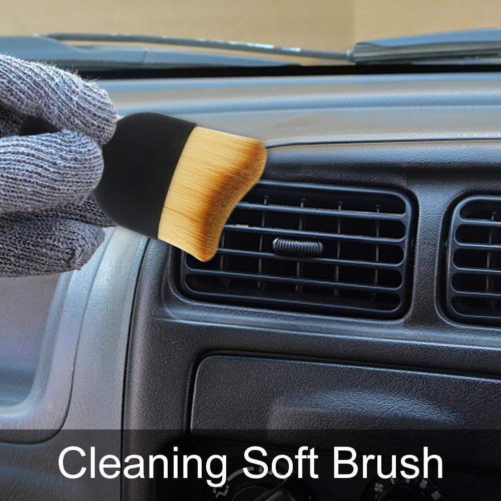  Auto Interior Dust Brush,Soft Bristles Detailing Brush Dusting  Tool Car Cleaning Brush Curved Design Dirt Dust Clean Brushes for  Automotive Dashboard,Air Conditioner Vents,Leather,Computer,Makeup :  Automotive