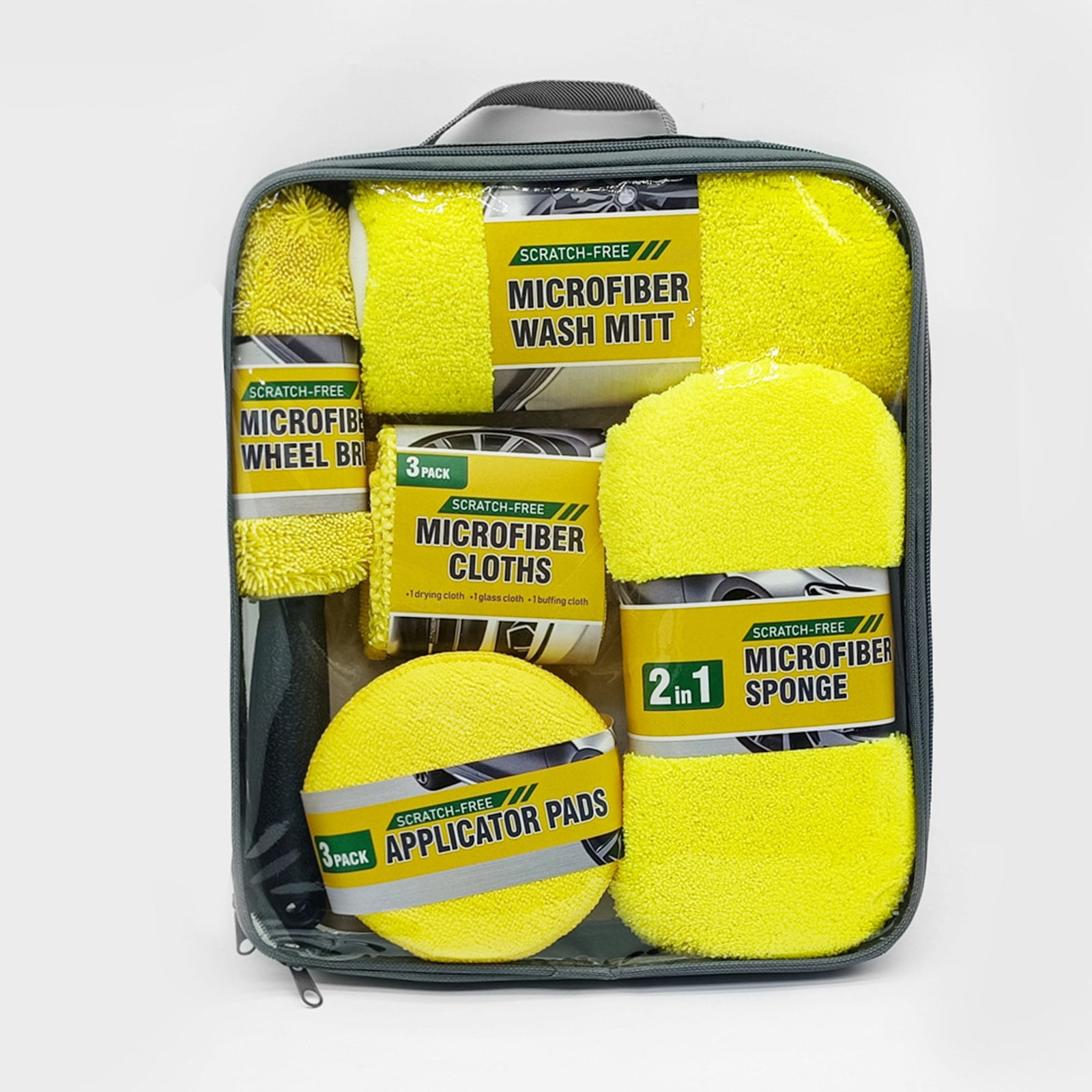 Car Detailing Kit, Complete Car Wash Kit with Car Cleaning Supplies for Interior Exterior, Professional Vehicle Washing Kit for Cars Trucks SUVs