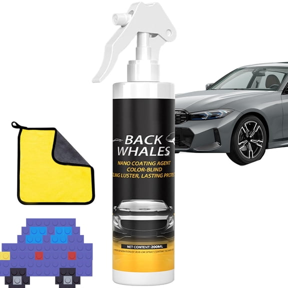 Car Detailing Liquid - Quick Shine Coating, Gloss Restoration Agent | Protective Spray, Hydrophobic Polish, Scratch Resistant Auto Care, Durable Cleaning Solution for Sedans, SUVs
