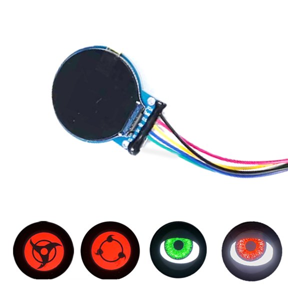 Car Devil Eye Headlights Auto Lens Lamp Modes Adjustment 12V LED Dynamic Eye Car Headlight Assembly