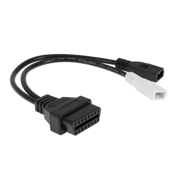 Car Diagnostic Connector Adapter Extension Cable OBD2 2x2 Pins Diagnostic Cable 12V 30cm 1 Pc