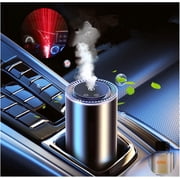 Car Diffuser,Smart Car Air Freshener, Essential Oils Atomizer,Mini Humidifier,Car Diffuser with Star Projector and Flame Ambient Mood Light,3 Mode Adjustable Auto On/Off