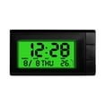 thumbnail image 1 of Car Digital Clock Thermometer Dashboard Desk LCD Display Auto Interior Decor, 1 of 9