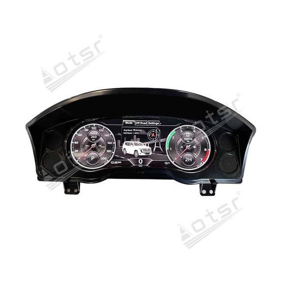 Car Digital Cluster For Toyota Land Cruiser LC200 2008-2020 LCD Instrument Panel Dash Auto Speedometer Odometer Virtual Cockpit Meter Screen