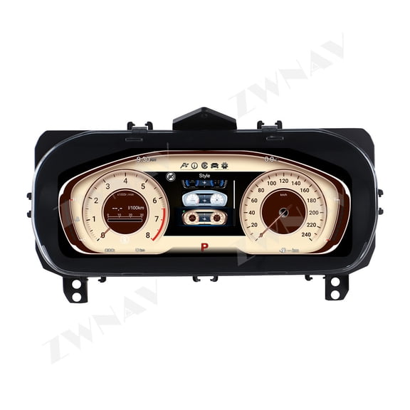 Car Digital Cluster Virtual Cockpit Carplay For Honda Accord 10 10th 2018-2023 Multimedia Player Dashboard Speed Meter Screen